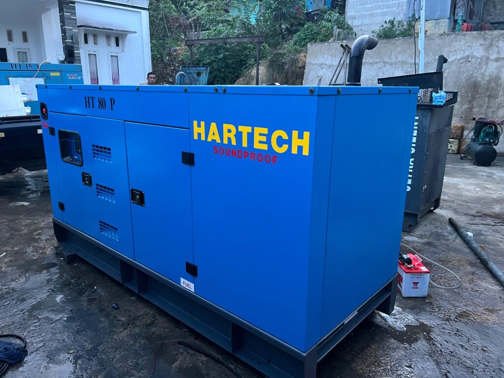 jual genset second balikpapan 80 kva perkins