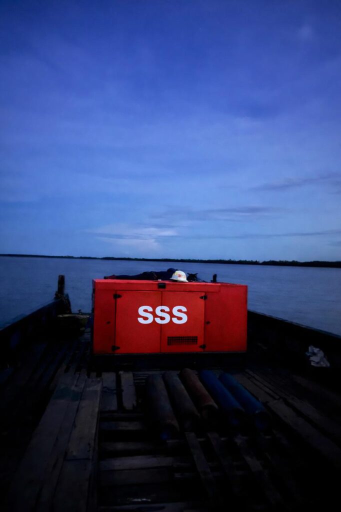 Unit genset 60 kVA untuk sewa genset Tarakan di proyek konstruksi