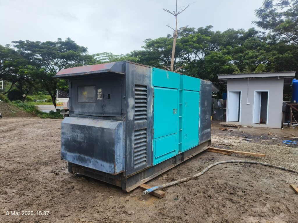 sewa genset 400kva samarinda proyek dan event