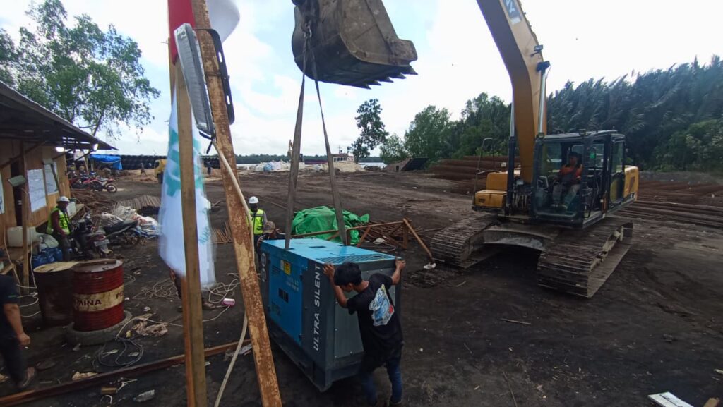sewa genset handil 25 kva