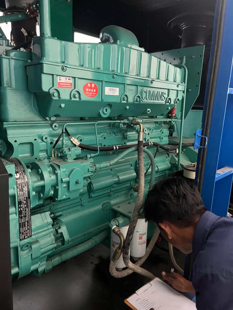 Maintenance genset 400 kVA di Balikpapan 